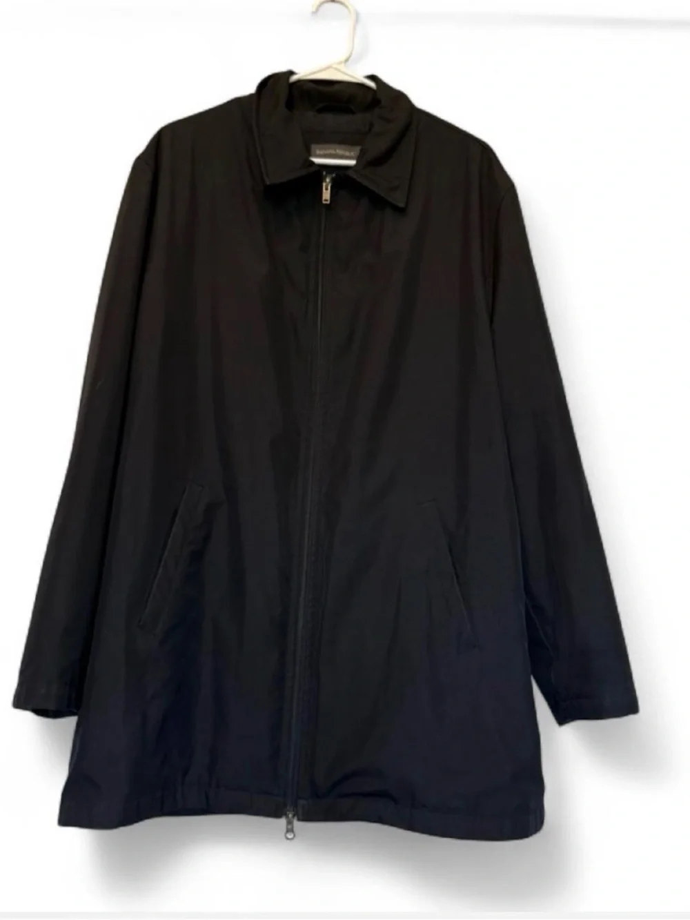 Banana Republic Black Men's Zip-Front jacket